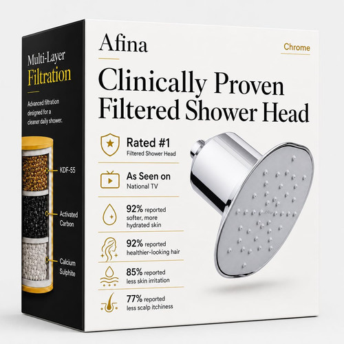 Afina filtered shower head - afina,