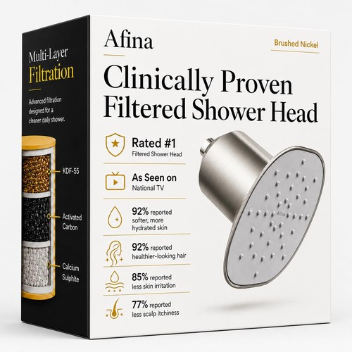 Afina shower head - afina, filtered