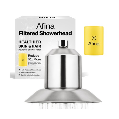 Afina filtered shower head - filtered,