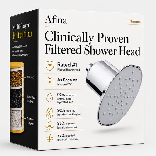 Afina shower head - shower, filter