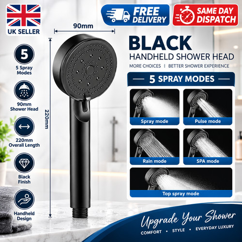 New shower head - head, high