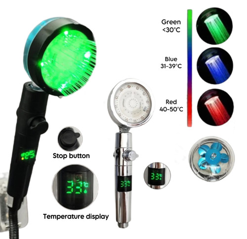 High pressure led shower head - high,